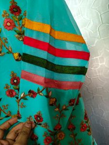 Stunning Turquoise Sharara Suit Price drop