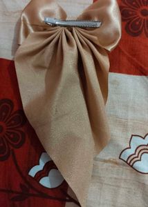 Elegant Satin Bow Hair Clip