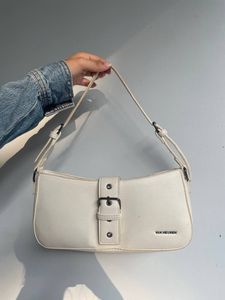 van heusen white shoulder bag