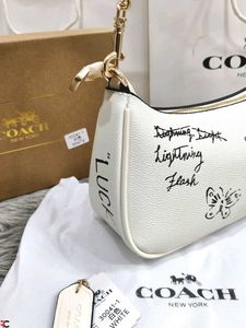 COACH* *TERI SKETCH PRINT SHOULDER BAG* WD BOX