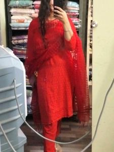 Designer Red Suit