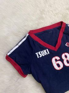 Sporty Athletic Cropped Jersey