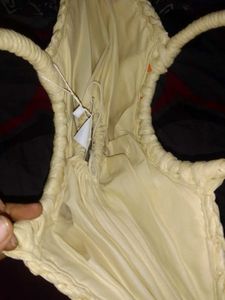 Unique Fan-Shaped Raffia Handbag