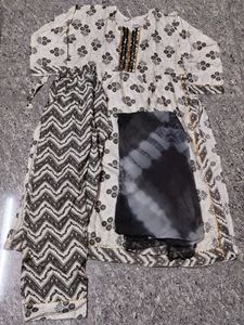 Designer Nyra Cut 3 piece Kurta Set