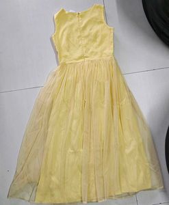 Gear up 4 Diwali : super trendy Yellow Frock