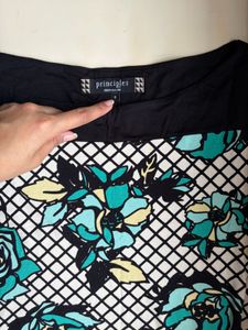 Floral Print Knee-Length Dress