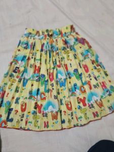 Cute Butterfly T-Shirt &amp; Alphabet Skirt Set