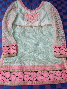 Kurta With Patiyala Salwar Dupatta