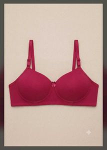 Comfortable Padded Red Bra