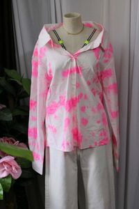 Tie-Dye Button-Down Shirt