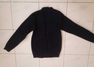 Classic Blue Cardigan with FLAWS
