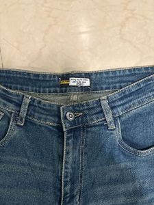 Wide Leg Vintage Wash Denim Jeans
