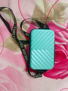 Cute Teal Mini Bag with Strap