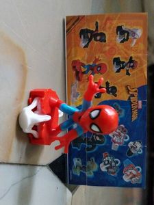 Spiderman Action Toy with Stickers
