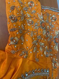 ONLY TODAY OFFER 👈🏻💕💥Embroidered Orange Blouse