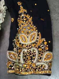 Black Embellished Kurta