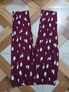 Maroon Printed Co-ord Set for Women