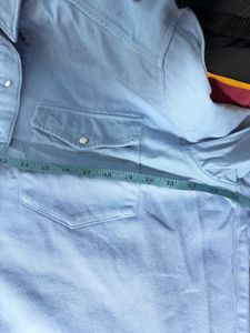 H&amp;M Light Blue Button-Down denim  Shirt