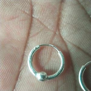 925 Silver Ball Earings/Bali 1pair