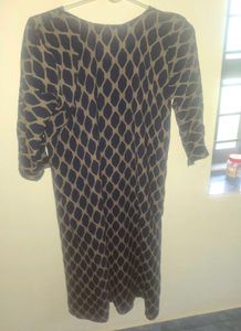 Stylish navy blue &amp; Cream Kurta
