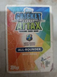 Chris Gayle ODI 2015 World cup silver foil card