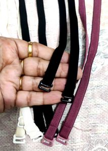 Bra Straps - Variety Colour 💜🤍🖤200/-each Pair