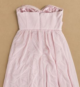 H&amp;M Elegant Pink Strapless Maxi Dress