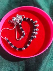 Black Colour Anklet For Women's