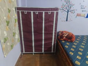 New Burgundy Fabric Wardrobe