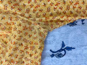 Yellow Floral Print Kurta