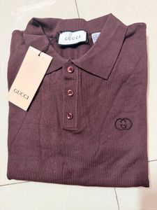 Gucci Men's Knitted Polo TShirt