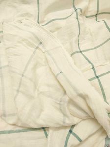 checked double cotton fabric