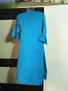 Blue Tunic with Gold Accents