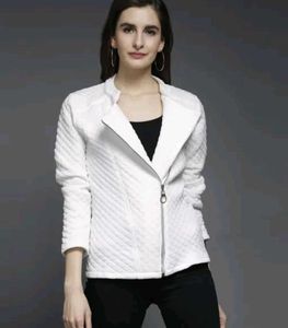 Quilted White Jacket