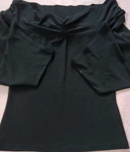 Black Off-Shoulder Top