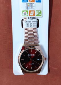 Gasiq Quartz Rose Gold Watch
