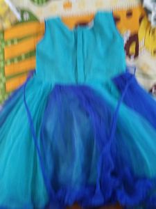 Beautiful Blue Tulle Dress