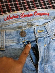 Light Wash Straight Leg Jeans