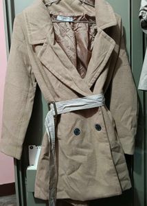 Elegant Beige Trench Coat