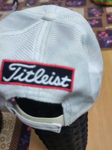 Titleist White Golf Cap