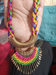Boho Rainbow Statement Necklace