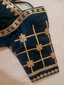 Elegant Teal Embroidered Blouse