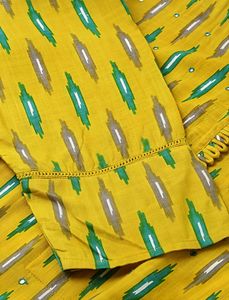 🌼Bright Yellow Printed Kurta