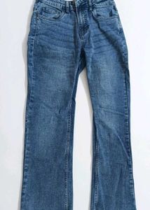 Blue Denim Flare bootcut straight Jeans