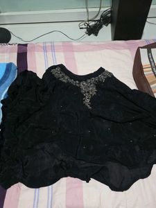 Black Embellished co ord set