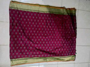 Beautiful Banarsee Kanchivaram hybrid saree