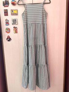 Ginger By Lifestyle Striped Maxi Dress (Size - S)