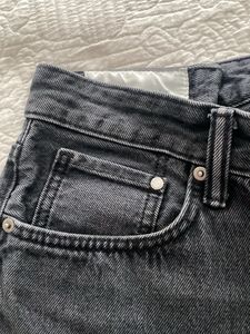 Women's Grey Wash Wide Leg Jeans
