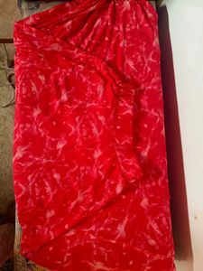 Vibrant Red Skirt