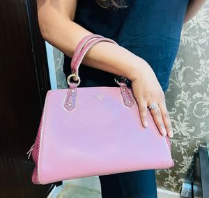 Da Milano Stylish Purple Handbag